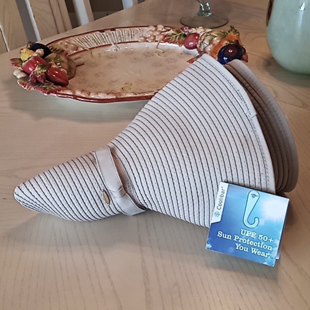 Coolibar Shelby Shapeable Poolside Hat. Convertible Roll With Snap. NWT. UPF 50+ - Picture 13 of 16